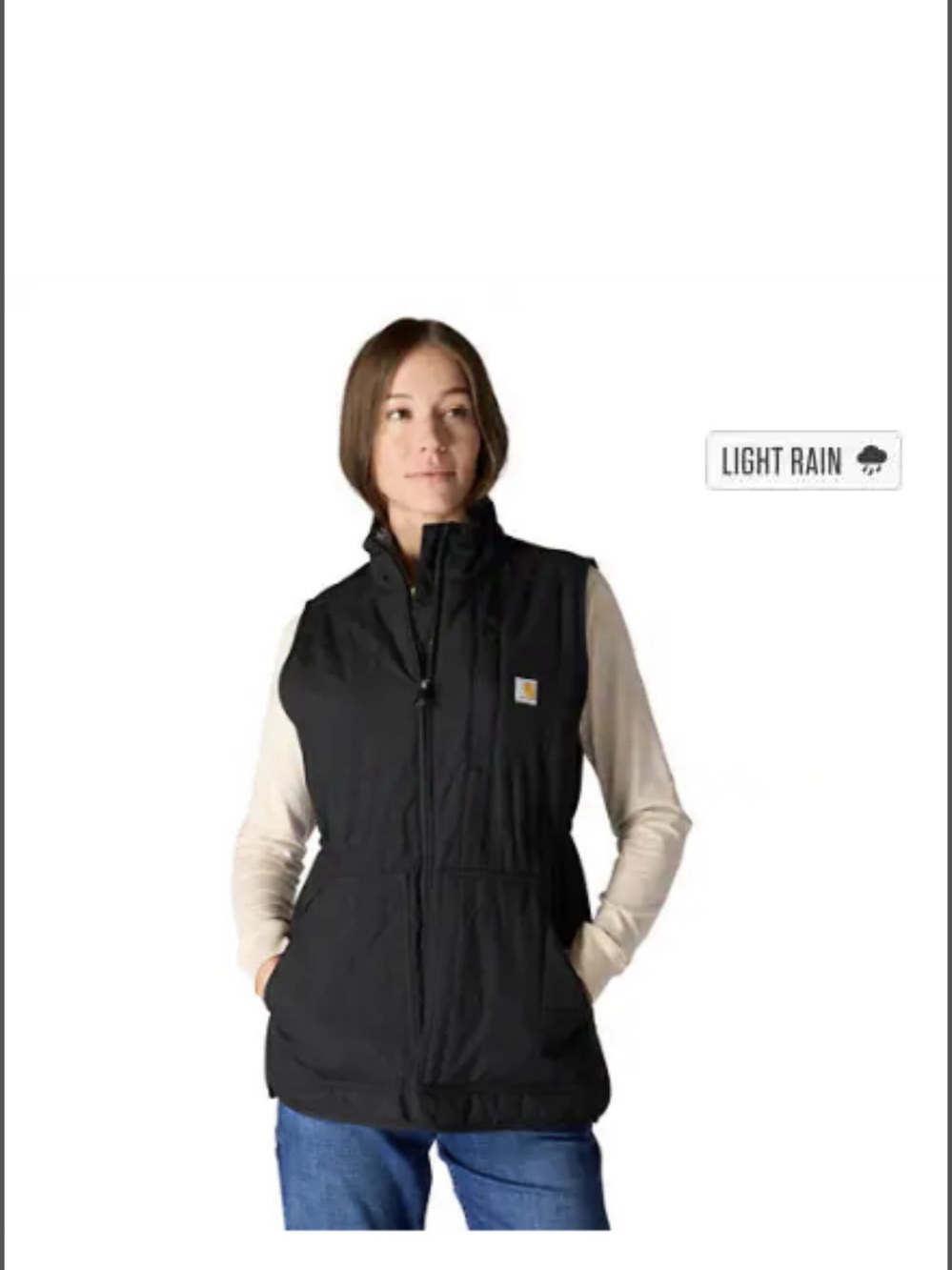 Carhartt | Women’s Rockford Mock Neck Vest | Black | XL